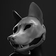 123.36.jpg Wolf Mask Stl - Furry Mask Base