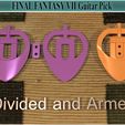 3a.jpg STL file Final Fantasy 7 stl guitar pick・3D printable model to download