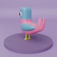 Bird-side-view.png Cute Bird