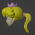 Captura-de-tela-2023-05-07-232908.png Princess peach Head for Cosplays + Pepakura Hair Bônus