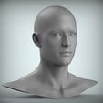 300.82.jpg 8 Male Head Sculpt 01 3D model Low-poly 3D model
