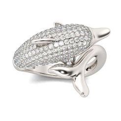 1 (1).jpg JCR 1004 Dolphin Shape Sterling Gold Ring