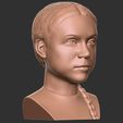 13.jpg Archivo STL Busto de Greta Thunberg para impresión 3D・Modelo para descargar e imprimir en 3D