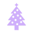 Christmas Tree Snap Badge.stl Christmas Tree Snap Badge