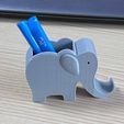 pencup_elephant1e.jpg Elephant Pen ∙ Smartphone Holder