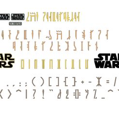 assembly15.jpg STL file MANDALORIAN (STAR WARS ALPHABET) Letters and Numbers | Logo・3D printable model to download