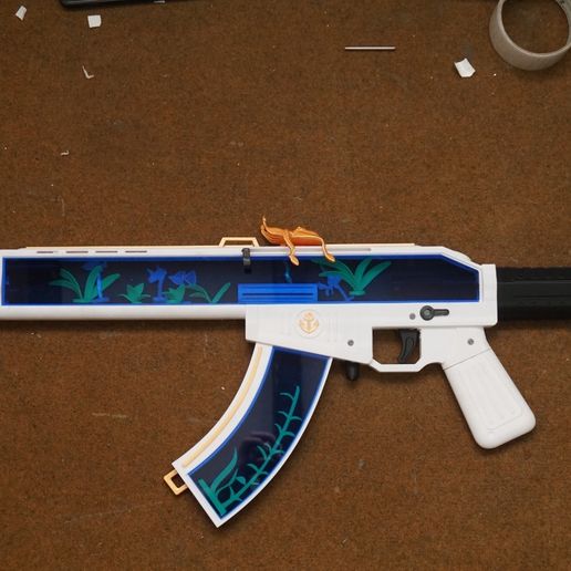 【1/1】VALORANT ヴァロラント ショーティー 3Dプリント 未塗装 🎨 Valorant 1:1 Neptune Vandal (the blub blub Rifle) Cosplay Props