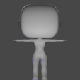 3.png Rigged Female Model 3D Funko