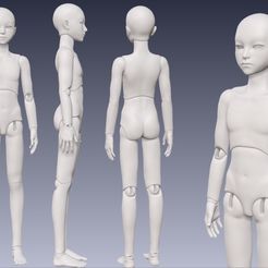 RGBA01.jpg 3D file bjd boy stl 3d・3D print model to download