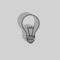 Light-Bulb.jpg Fichier STL Décoration Abat-jour - 2D Art・Objet imprimable en 3D à télécharger