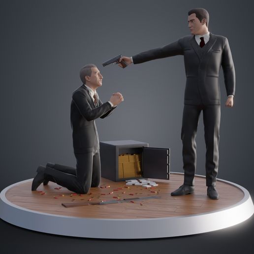Tommy Angelo Diorama - Mafia - 3D model önizlemesi