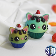 04.png Meringa, Kitty cupcake (feet pop out toy and keychain)