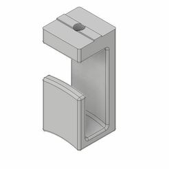 Kabelhalter_Profil4040_Nut8.jpg Archivo STL gratis Portacables para perfiles de aluminio 40・Diseño imprimible en 3D para descargar
