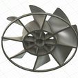 V2_Scr8717_Sep._22_18.30.jpg Ventola per compressore d'aria Fini anni '80 - Fan for air compressor Fini of '80 years