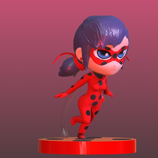 🐞 LADYBUG /COCCINEL/ THE LADYBUG/ TENTOU-MUSHI CHIBI (MIRACULOUS ...