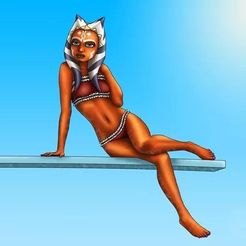 main-qimg-7954919e9d3d8cede53cf60a87ff1e43.jpg Star Wars - Ahsoka pool party - Stencil