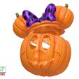 Halloween-Pie-eyed-Minnie-Pumpkin-Head-Candy-bowl-16.jpg Halloween Pie-eyed Minnie Pumpkin Head Candy bowl 3D Printable Model