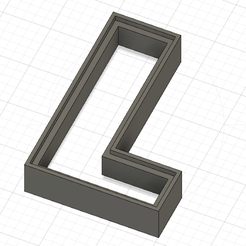 Captura-de-pantalla-L.png Archivo STL letra L・Objeto de impresión 3D para descargar