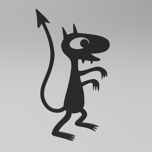 Lucifer from Disenchantment - 3D model önizlemesi