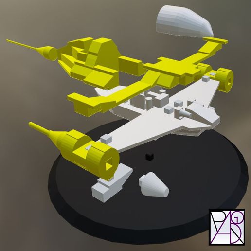 LNSF-03.jpg Descargar archivo STL LEGO Naboo Starfighter 1999 • Plan de la impresora 3D, Morgana_DaVinci