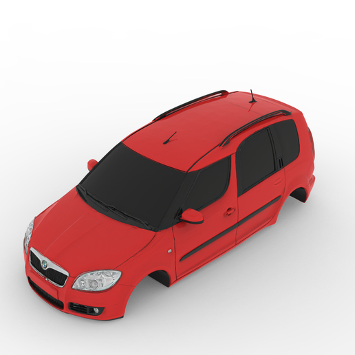 Škoda Roomster Gen. 2 2010 Executive – Detailed 3D Car Body Model