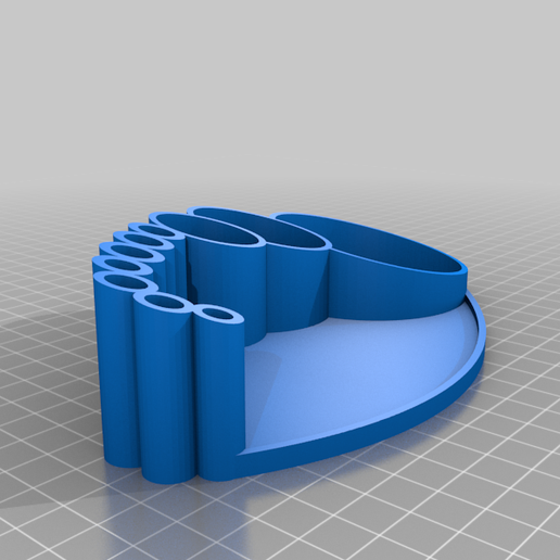 Circles_Desk_Organiser_v1.png Free STL file Circles Desk Organiser・3D print design to download, splabble