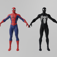 Spiderman0001.png Spiderman Lowpoly Rigged