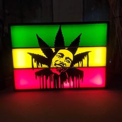 received_1215704962314064.jpeg Fichier 3D Lampe Bob Marley・Modèle à télécharger et à imprimer en 3D, tweety35