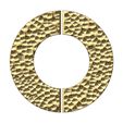 Round-Hammered-texture-door-gate-push-pull-plate-01.jpg Round hammered texture door gate push pull plate handle 3D print model
