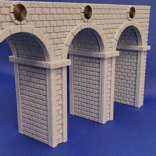 🌉 HO stone bridge・ STL File for ・Cults