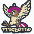 pidgeotto-tinker.png Pidgeotto keychain. Pokemon 17 of first generation.