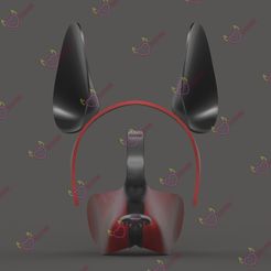 puppy01.jpg OBJ file Bdsm dog mask・3D print design to download
