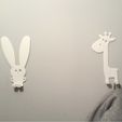 20160127_190555.jpg Archivo STL Giraffe - wall clothes hanger・Modelo de impresión 3D para descargar