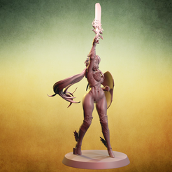 5.png STL file SIF THE SHIELDMAIDEN 1 NSFW・3D printer design to download