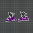 Black-sabbath-1.png Black Sabbath (One and Mirror Sided versions) Music Bands Keychains Collection - 3 Color 3MF for AMS Printers
