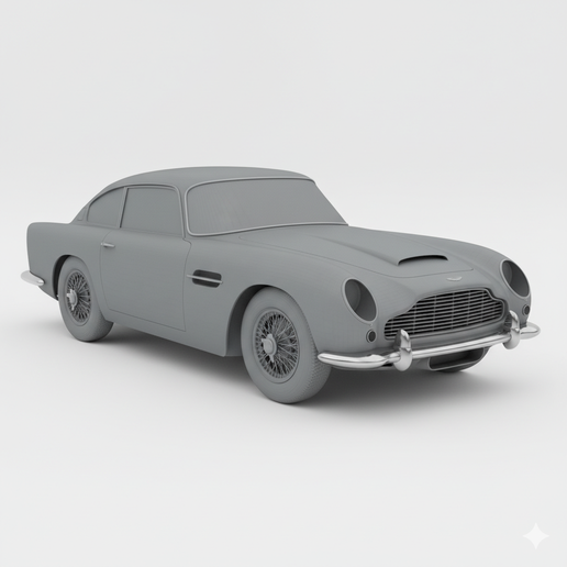 Aston Martin DB4 custom wheels car STL, car miniature STL, vintage car STL, modern hypercar STL, engine bay STL, low poly car STL, 1930s car STL, Italian supercar STL, beginner friendly car STL, 1940s car STL, 1990s JDM car STL, steampunk car STL, car sta
