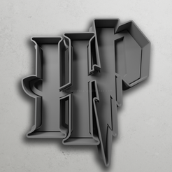 push-diseño.png Archivo STL Iniciales de Harry Potter・Objeto imprimible en 3D para descargar