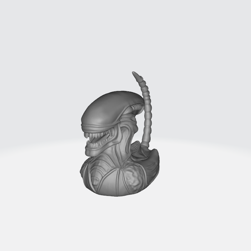 👽 Alien xenomorph duck - 3d model・ STL File for 3D printing・Cults