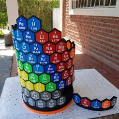 Main photo.jpg Бесплатный STL файл 3D Periodic Table・Шаблон для загрузки и 3D-печати