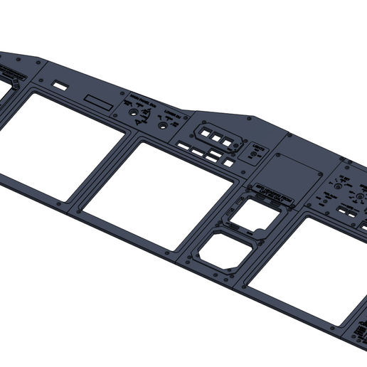 🧸 737 Main Panel- Captain's Side・ 3D File for 3D printing・Cults