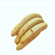 L_00016.jpg BANANA 3D MODEL - 3D PRINTING - BANANA TROPICAL FOOD AMAZON AFRICAN INDIA MONKEY TREE FRUIT - BANANA BANANA