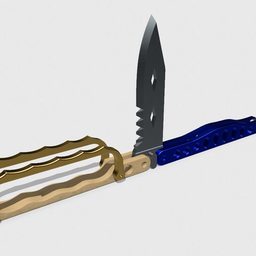 Ballisong-duster.jpg Balisong Duster Print-In-Place avec loquet