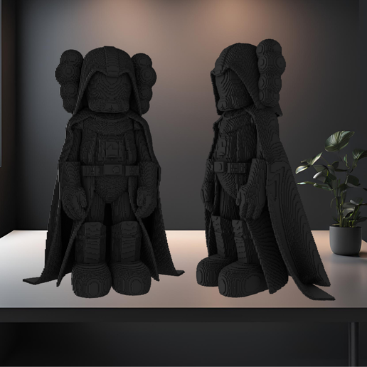 その他 KAWS DARTH VADER 2007 - KAWS x Star Wars Medicom - Darth Vader Companion