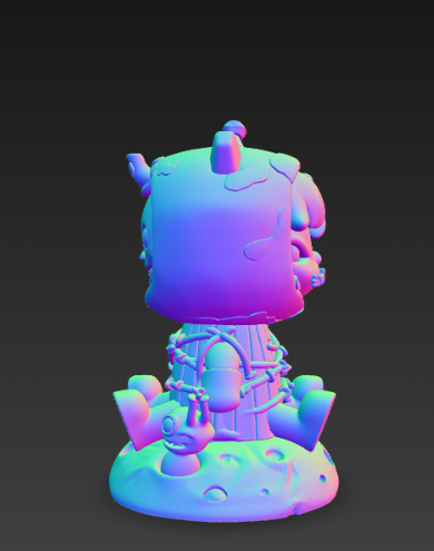 Amazon.com: POP MART Hirono x Polar Symbiosis Figure, 3.94
