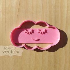 NUBE.jpg Archivo STL cortante galletas nube kawaii- cloud cookie cutter・Modelo para descargar y imprimir en 3D