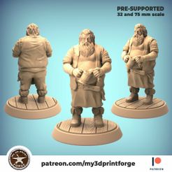 InnKeeper-my3dprintforge-main.jpg 3D file The Innkeeper pre-supported 32/75mm・3D printing design to download, My3DprintFORGE