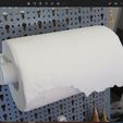 paprolha001.jpg Paper roll holder, FOR HOLE WALLS FROM KÜPPER (EU PEGBOARD)