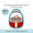 Etsy-Listing-Template-STL.png Mrs Claus Cookie Cutter | STL File