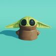 1.jpg Baby Yoda stylized