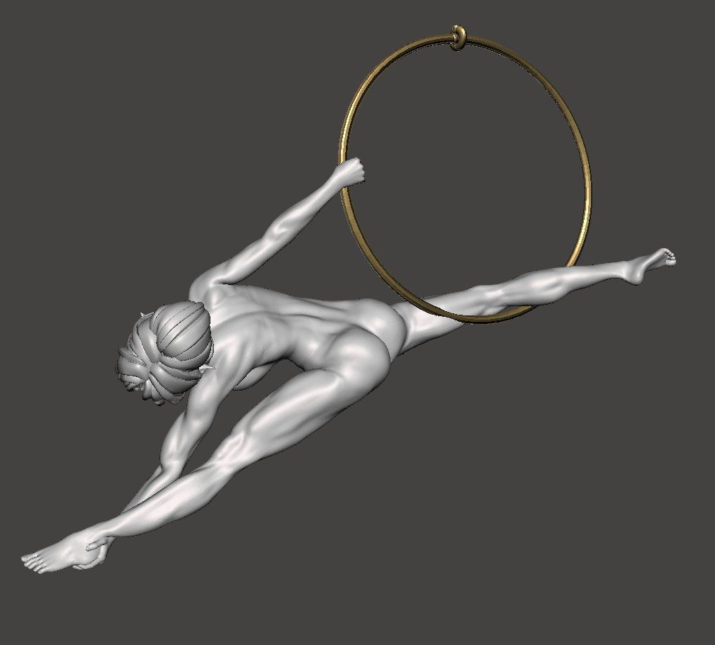 full nude02.jpg STL-Datei Elven Ballet Series 5 - by SPARX kostenlos herunterladen • Objekt für 3D-Drucker, SparxBM